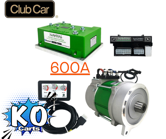 Navitas DC to AC Conversion Kit with On-The-Fly-Programmer - 600A - Club Car DS - 48V