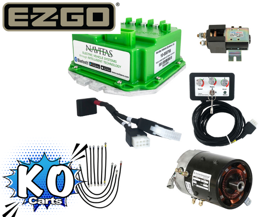 Navitas TSX 3.0 DC 4.45hp Motor and Controller Speed and Torque Package - EZGO TXT DCS - 36V