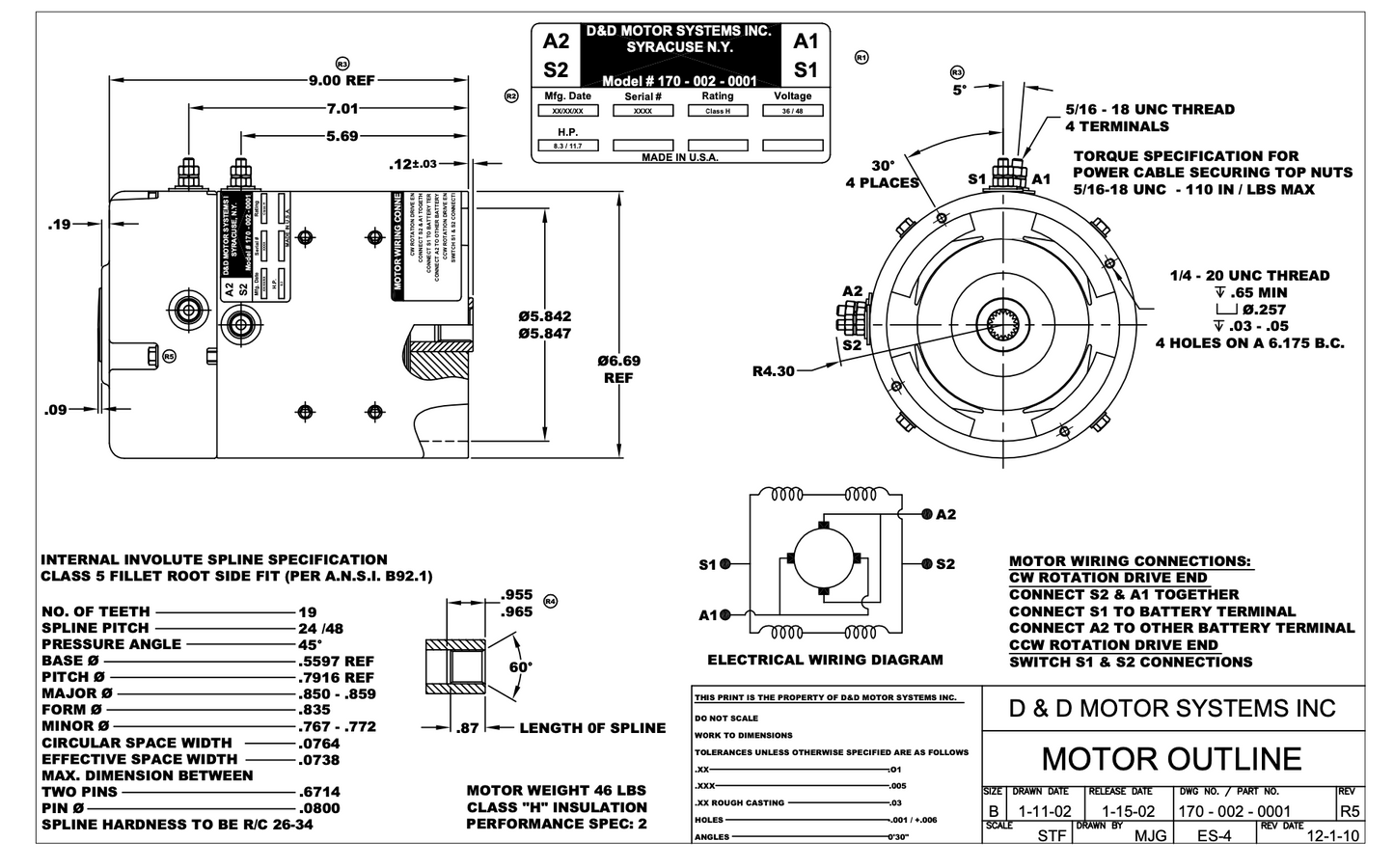 Motor (Factory Style Replacement - Series) - EZGO