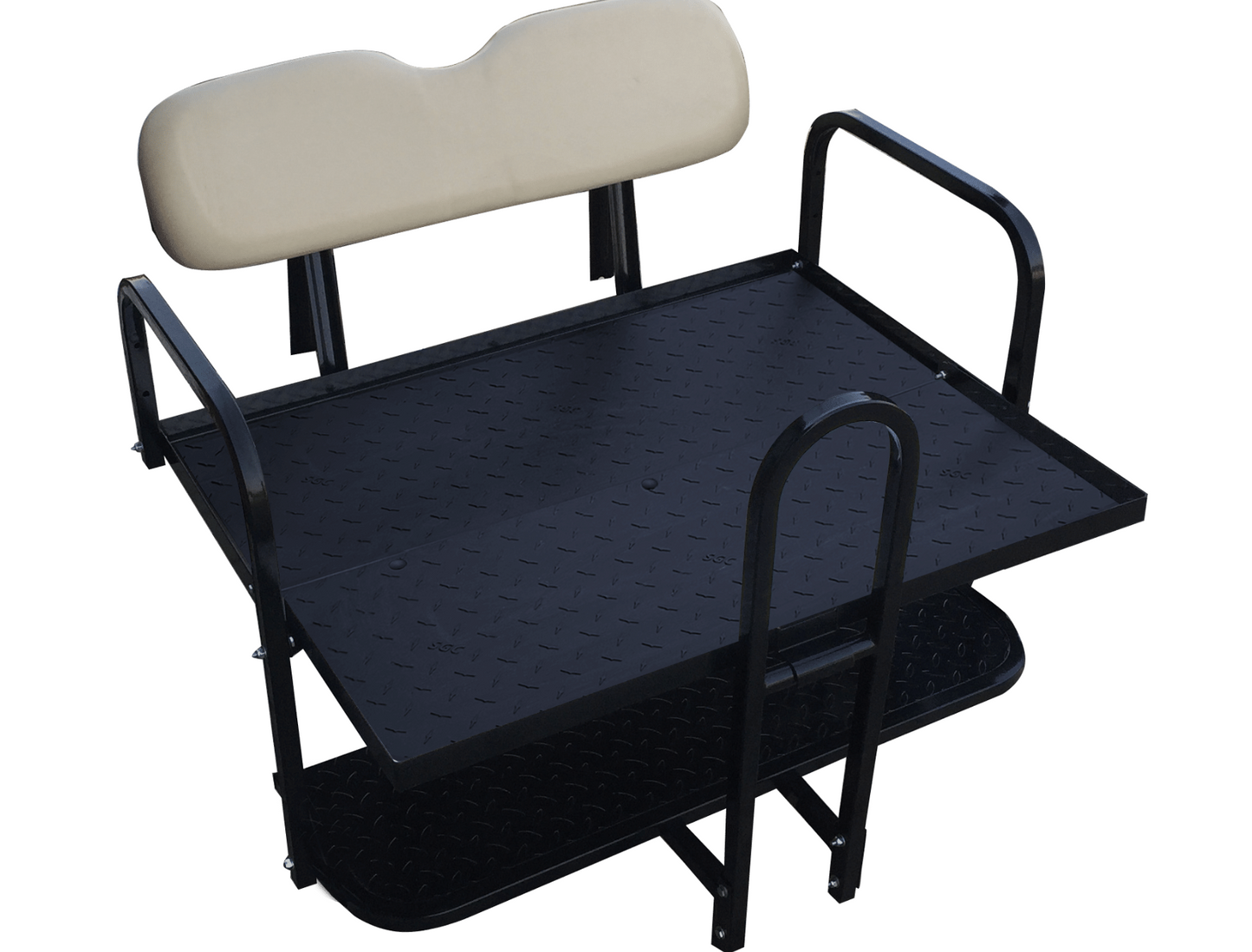 Rear Seat Kit with Flip Cargo Bed - CLUB CAR PRECEDENT (2004-Present)