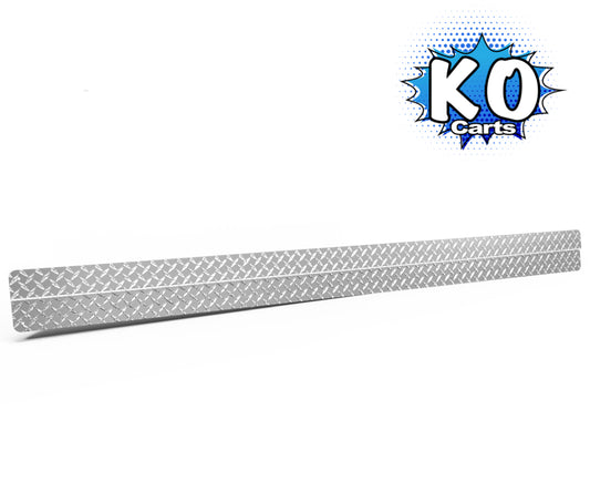 Kick Plate - Polished Diamond Plate - CLUB CAR DS