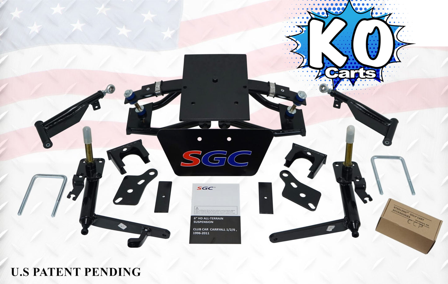 Lift Kit – 6" Double A-Arm Kit - CLUB CAR CARRYALL/VILLAGER