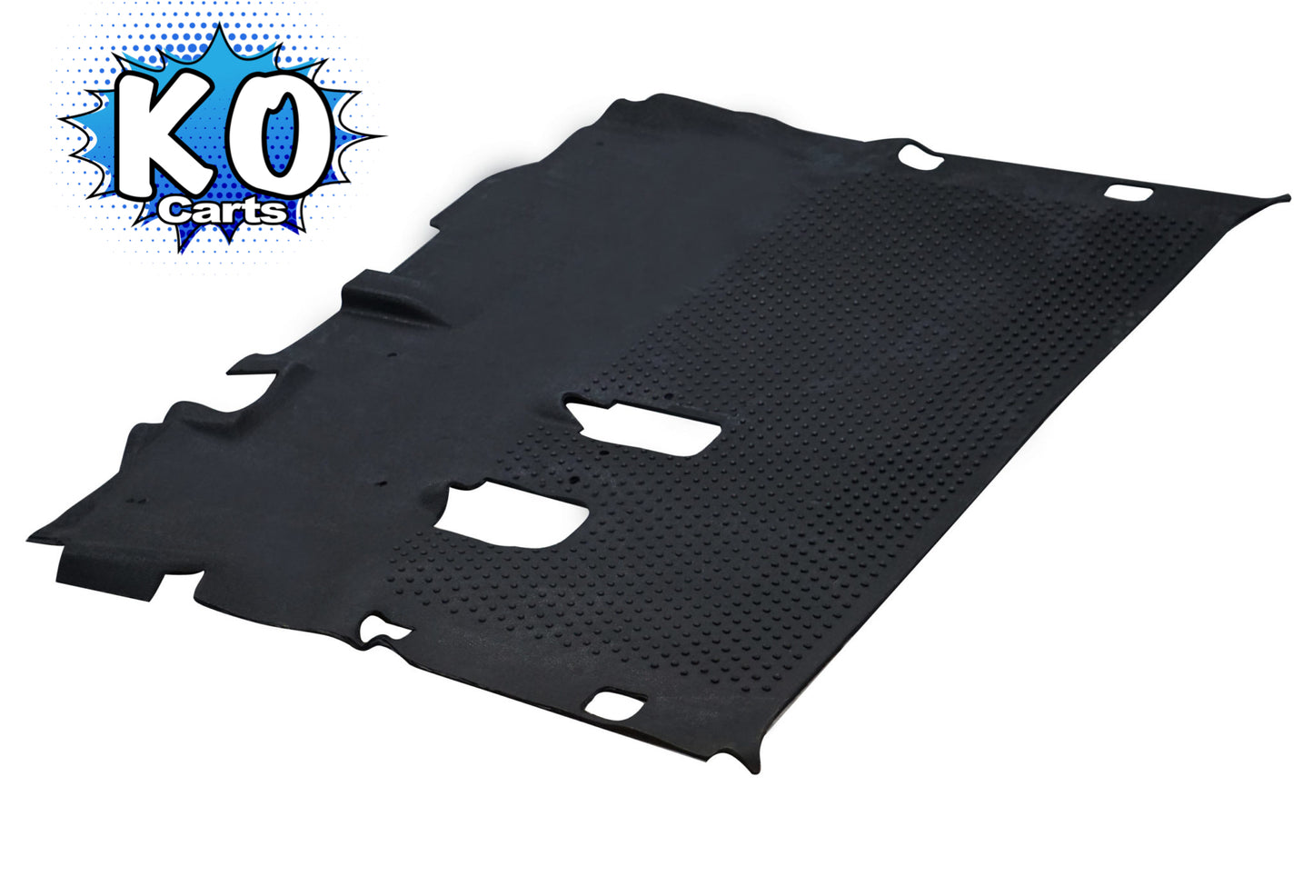 Full Cover Rubber Floor Mat - Black - EZGO RXV