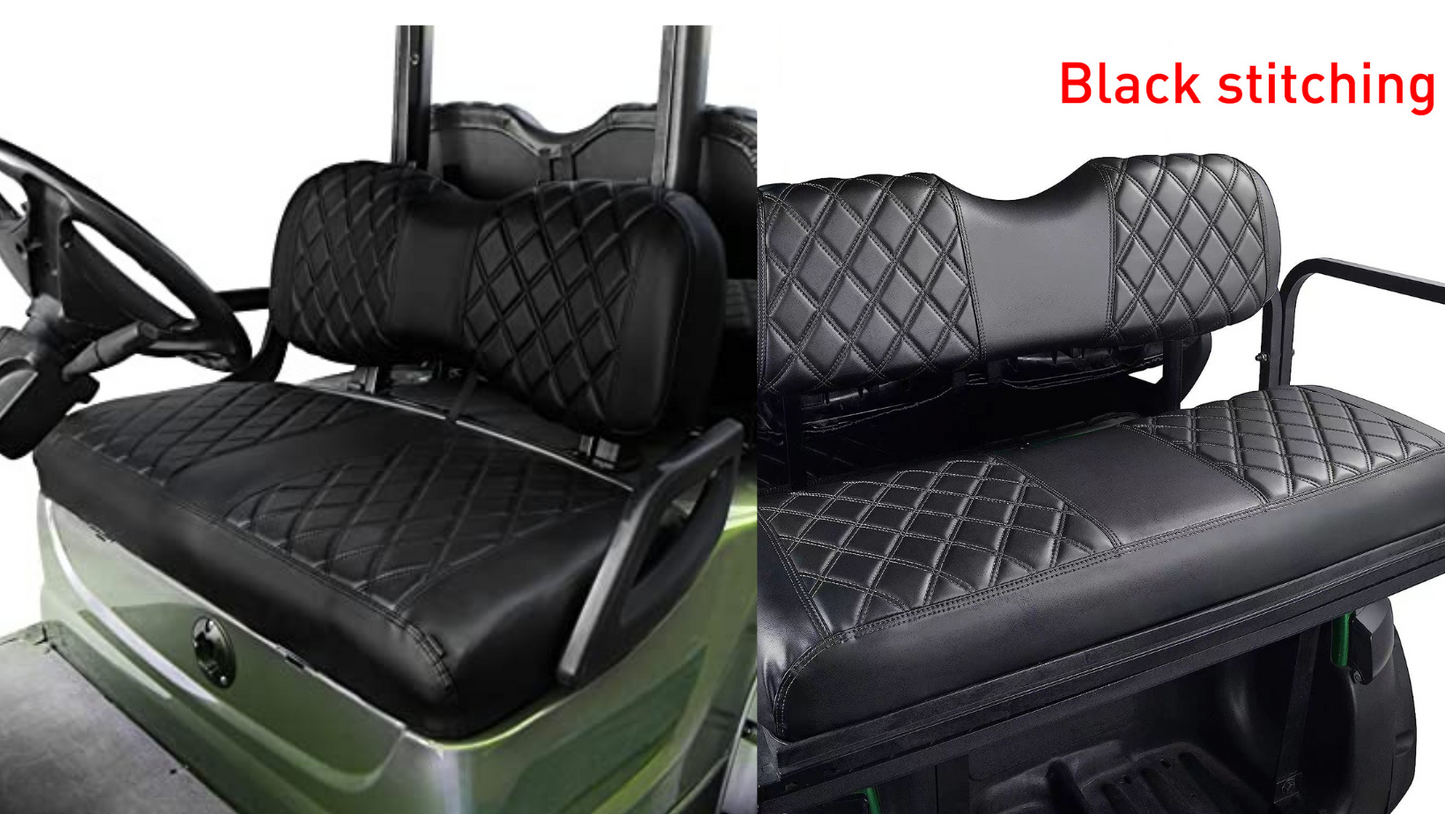 Seat Covers - Premium Diamond Black Slip On Cover - YAMAHA DRIVE DRIVE 2