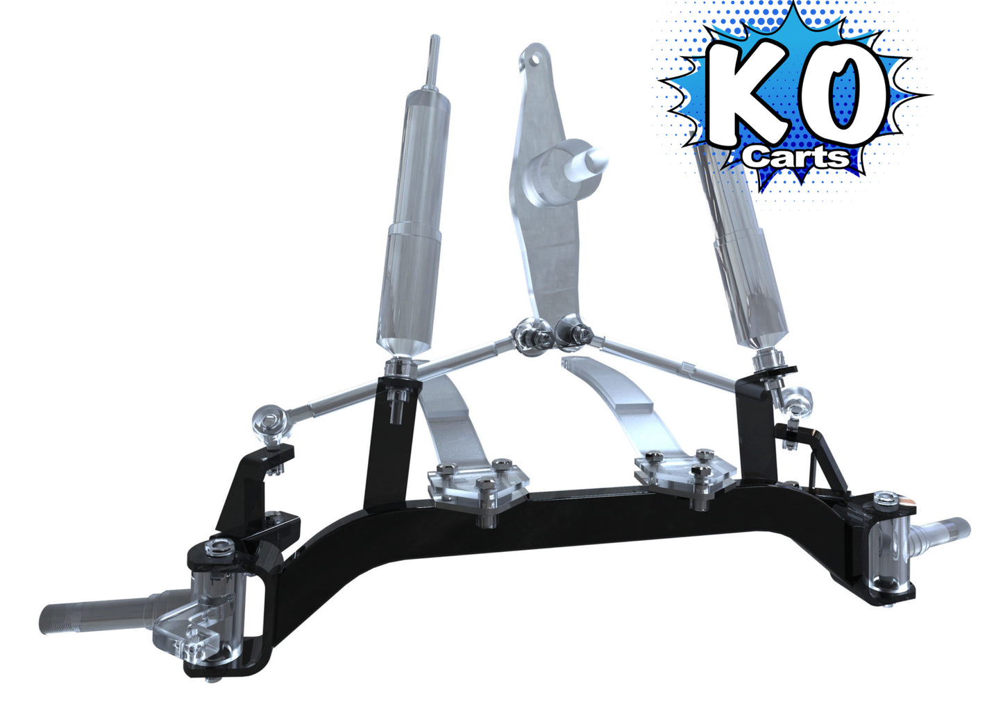 Lift Kit – 4″ Drop Axle Kit - EZGO TXT (1994-2001.5) GAS