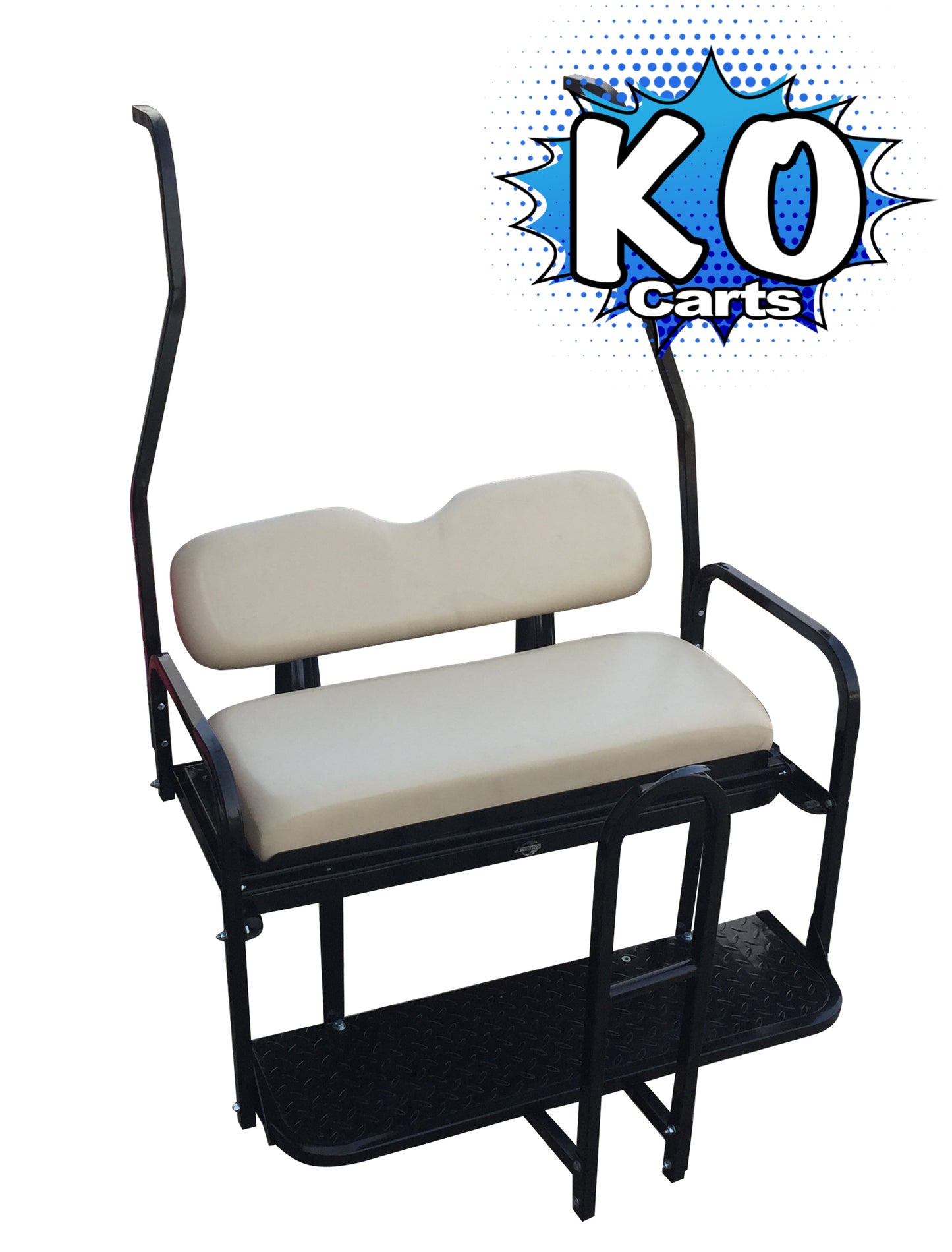 Rear Seat Kit with Flip Cargo Bed - CLUB CAR DS (2000-2013)