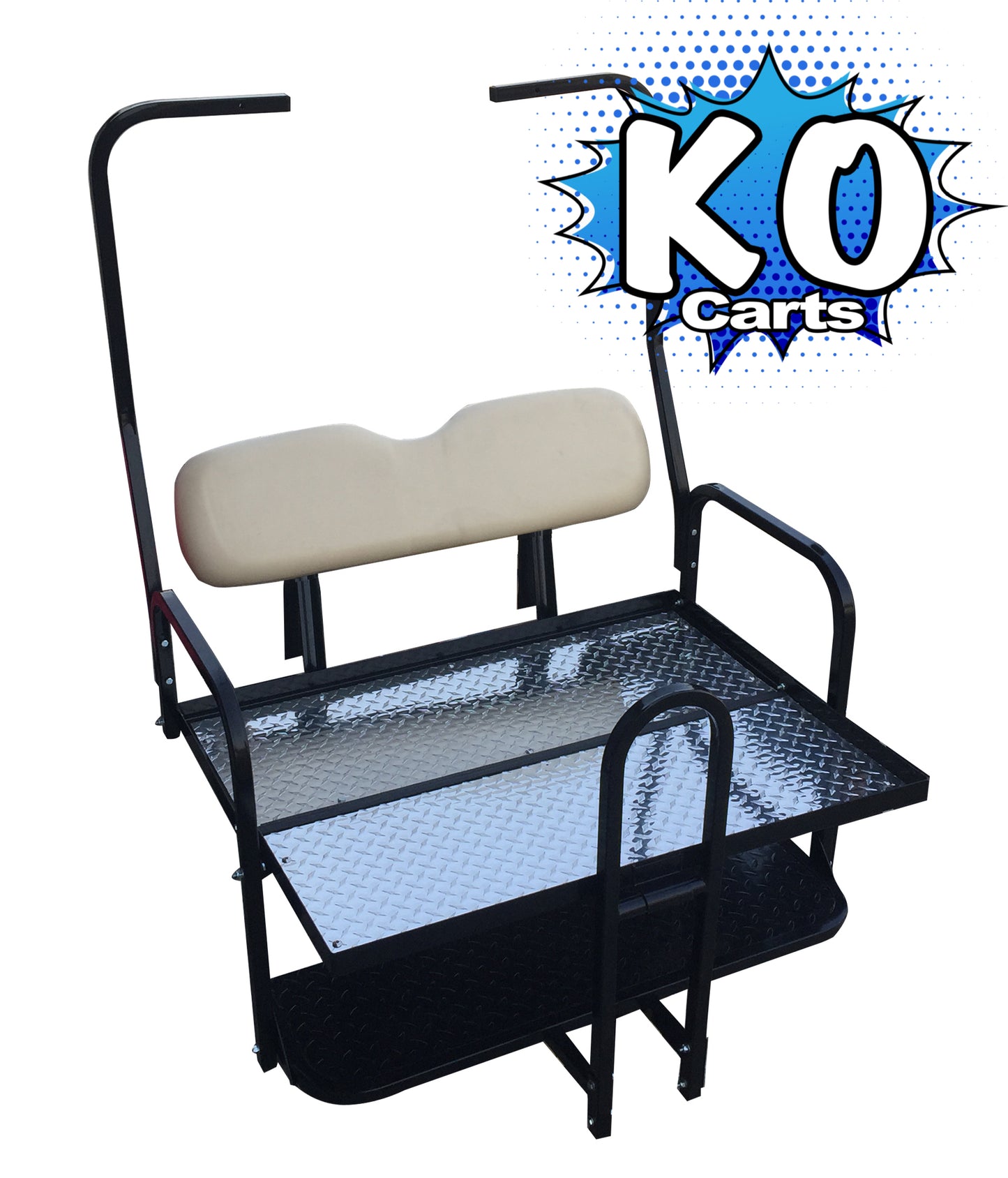 Rear Seat Kit with Flip Cargo Bed - CLUB CAR DS (1982-2000.5)