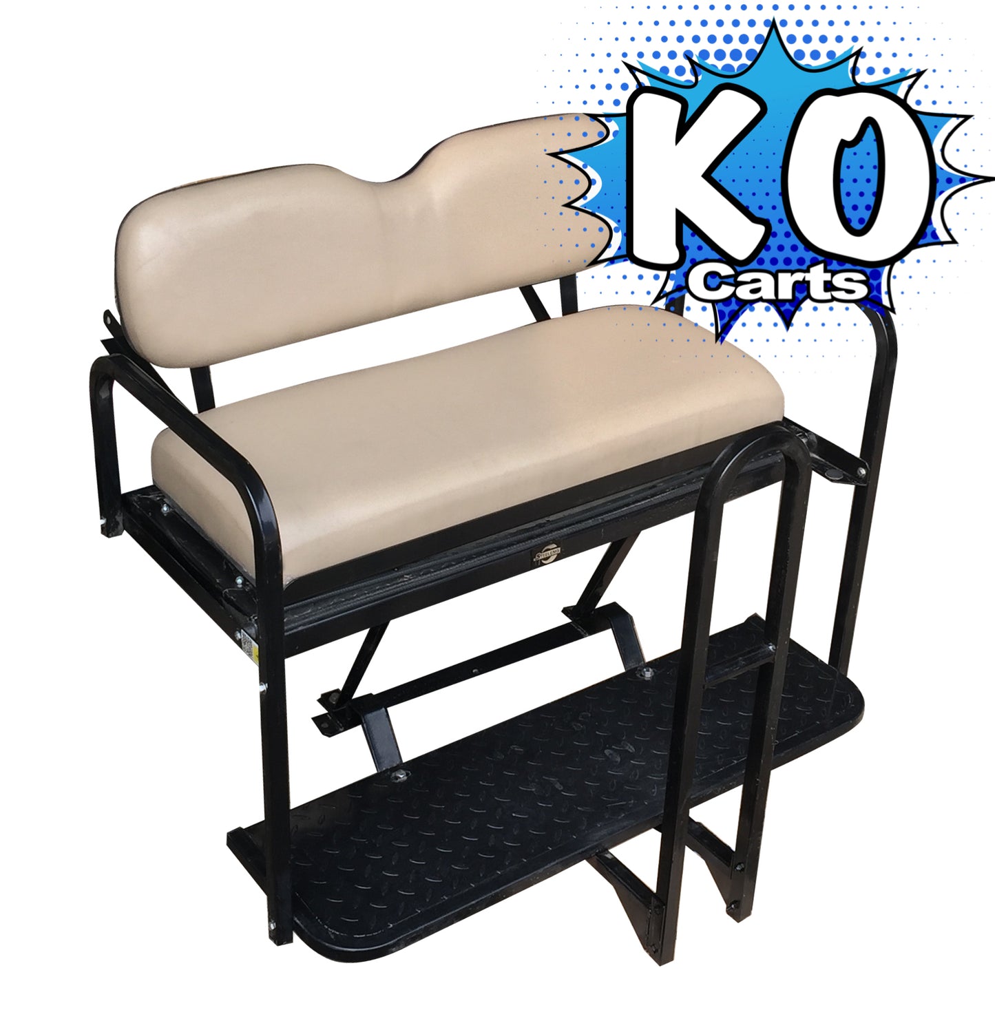 Rear Seat Kit with Flip Cargo Bed - EZGO RXV