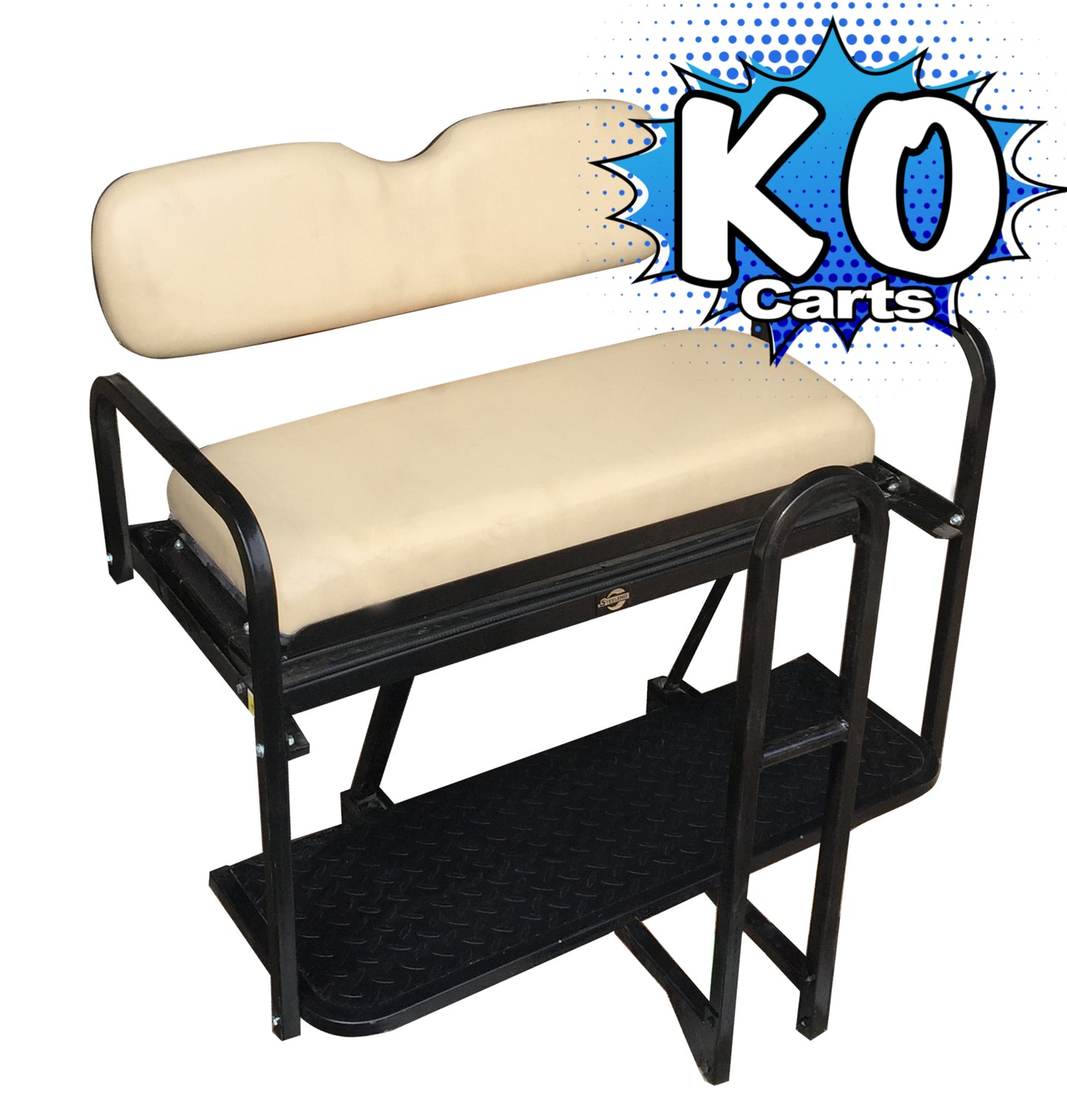 Rear Seat Kit with Flip Cargo Bed - CLUB CAR PRECEDENT (2004-Present)