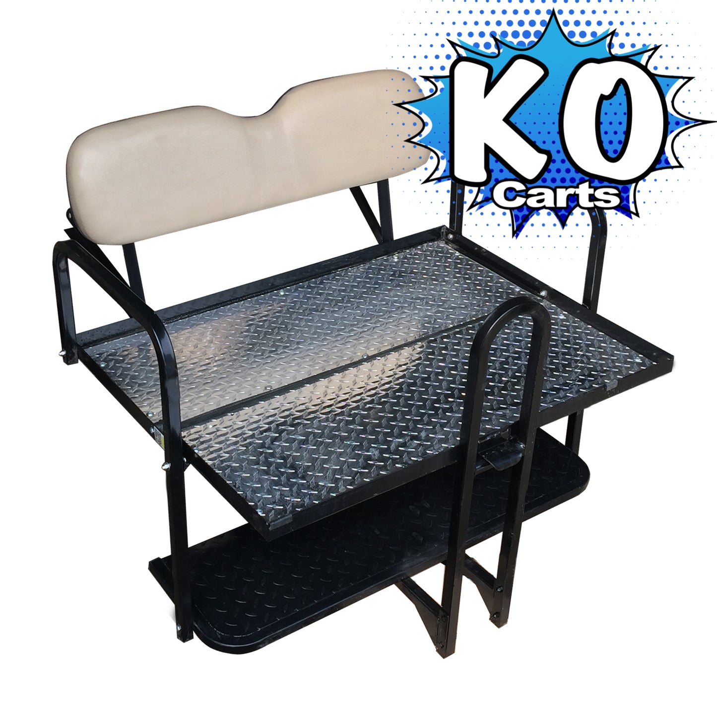 Rear Seat Kit with Flip Cargo Bed - EZGO RXV