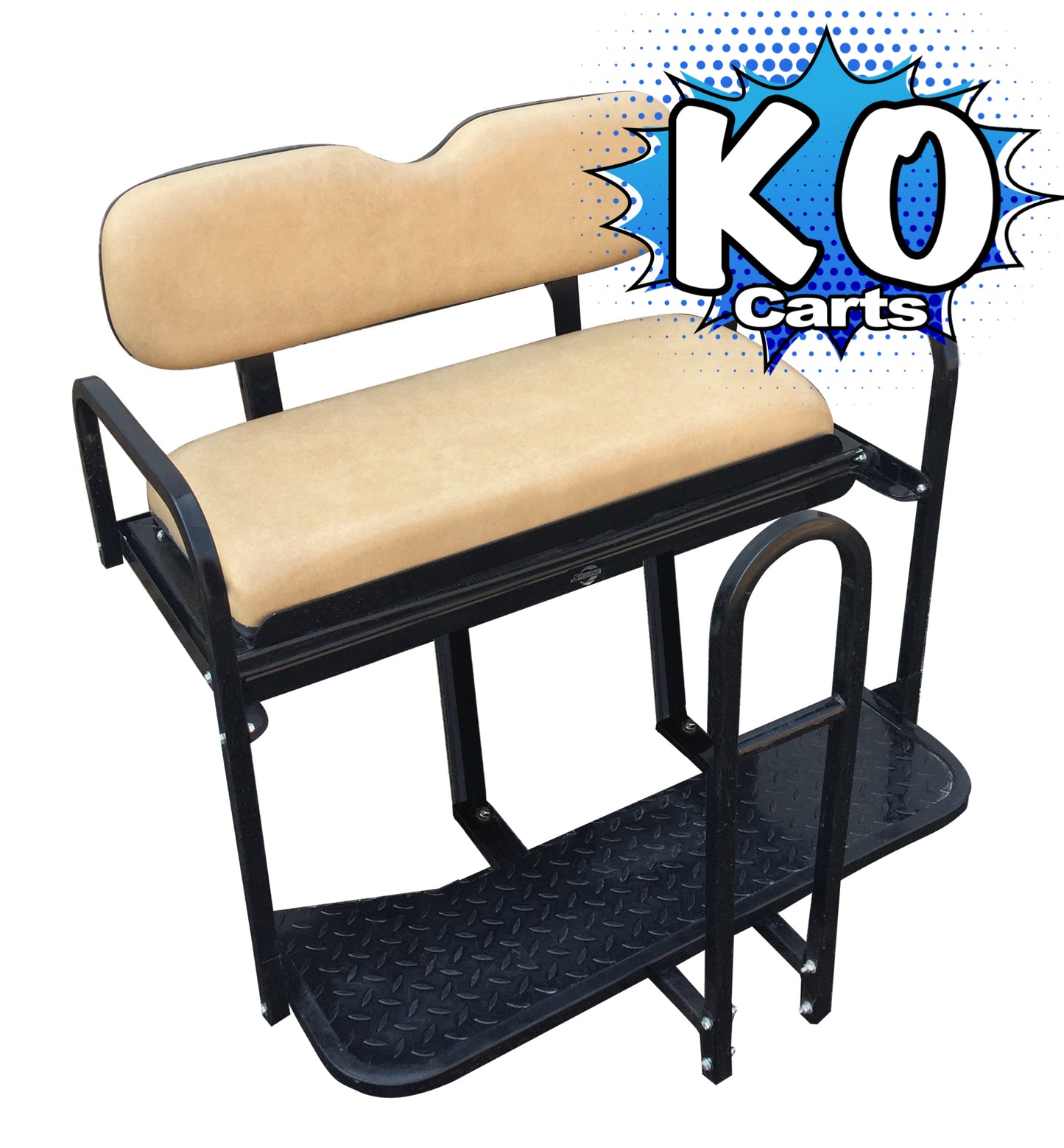 Rear Seat Kit with Flip Cargo Bed - EZGO TXT