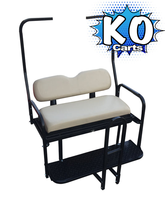 Rear Seat Kit with Flip Cargo Bed - CLUB CAR DS (1982-2000.5)