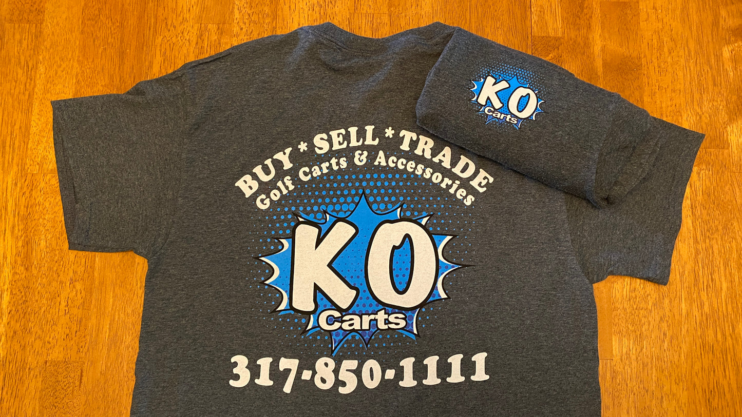 Short Sleeve Shirt - KO Carts Logo Design